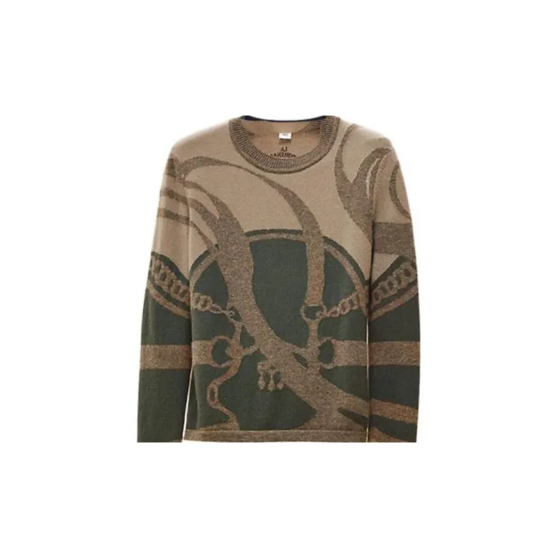 HERMES FW22 Sweater Women's Gobi Green-1