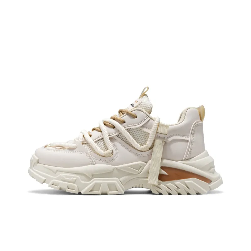 Budding Bear Anti Slip Wear Resistant Breathable Height Increasing Low Top Chunky Sneakers Men's Box-1