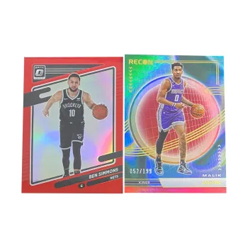 PANINI 2022 Basketball Net Ben Simmons 006/149 Mesh King Monk 199 Mesh Sports Cards 2 Pcs