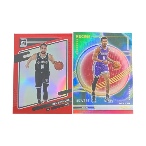PANINI 2022 Basketball Net Ben Simmons 006/149 Mesh King Monk 199 Mesh Sports Cards 2 Pcs
