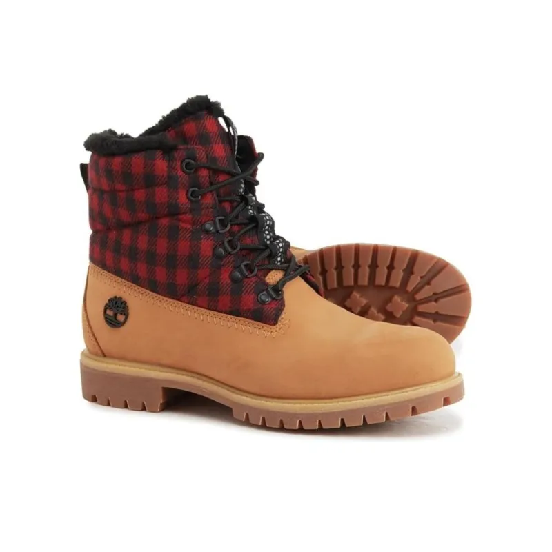 Timberland Heritage Collection Waterproof And Slip Resistant Short Outdoor Boots Men's Brown Red-2