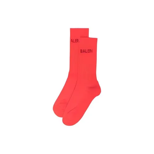 Balenciaga Tennis Socks 'Tomato Red/Dark'