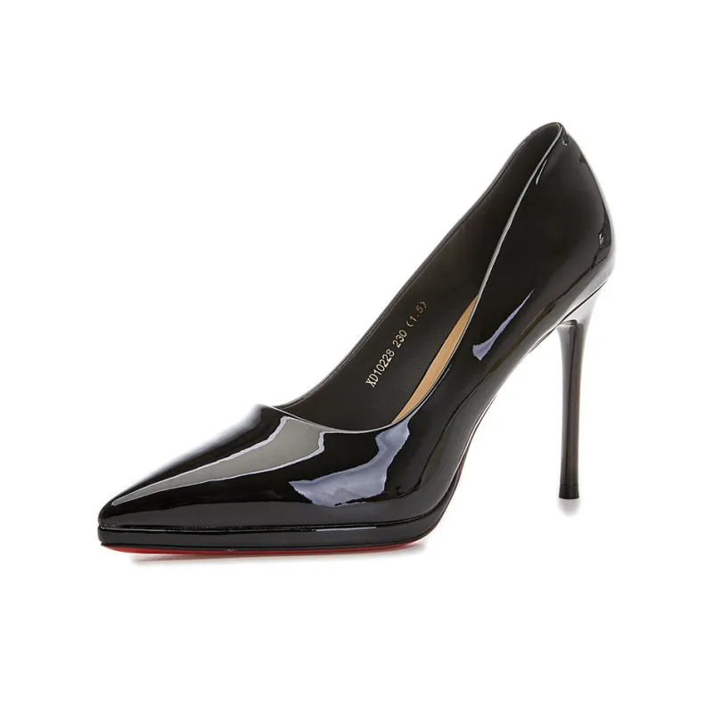 POOQ Slim Heel High Heels 10CM Women's-1