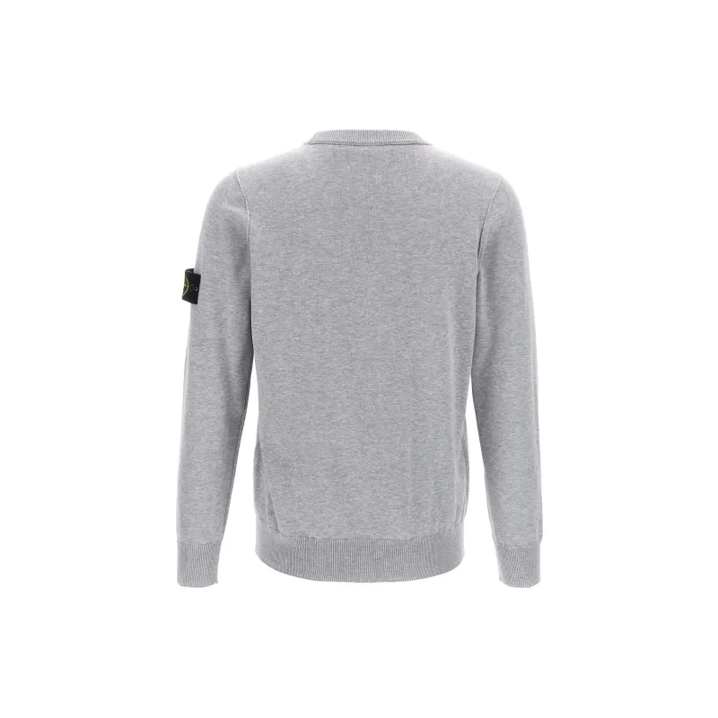 STONE ISLAND Compass Patch Crewneck Jumper-1