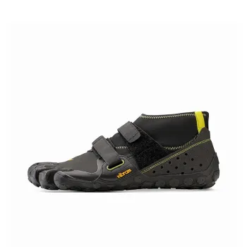 Vibram Anti Slip And Wear Resistant Quick Dry Mid Top Training Shoes Men's Black