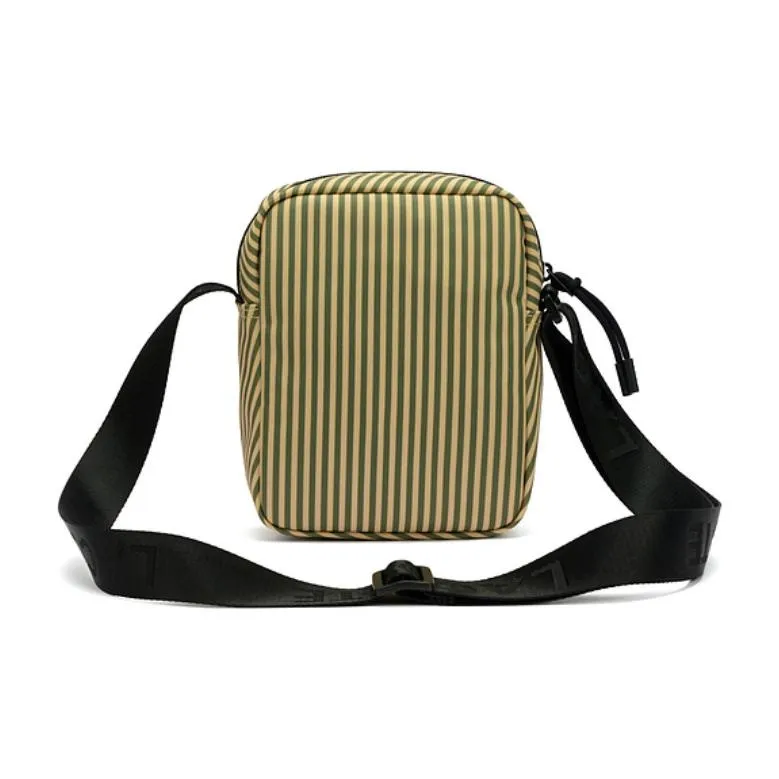 LACOSTE Fabric Shoulder Bag Crossbody Bag Unisex Yellow Stripes Print-1