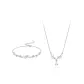 Bracelet+Necklace Clothing Sets[Sterling Silver 999]