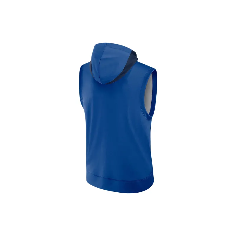 Nike Toronto Blue Jays Authentic Collection Men's Nike Dri FIT Mlb Sleeveless Pullover Hoodie-1