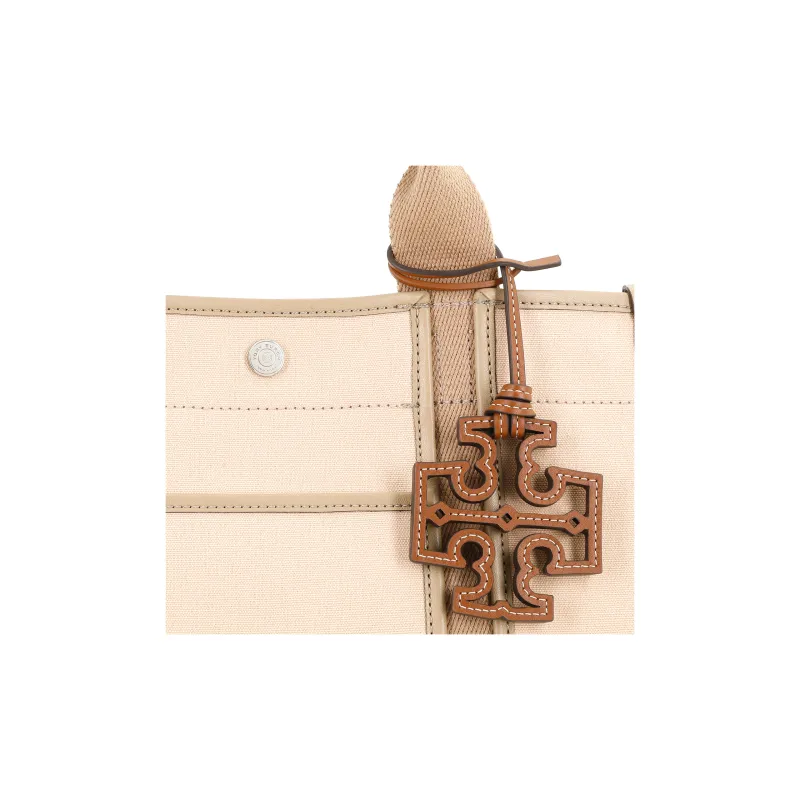 TORY BURCH Canvas Tote Bag Shopping Bag Canvas Bag Handbag Shoulder Bag Crossbody Bag Small Size Women's Soft Pink-4