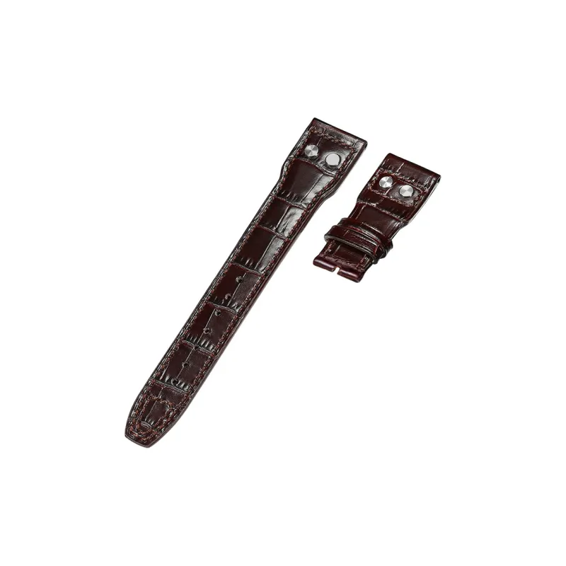 MILANQIAN M&Q Watch Band IWC Compatibility 190mm Cowhide Leather Material Unisex-2