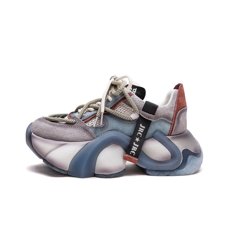 Chibang Height Increasing Low Top Chunky Sneakers Women's-7