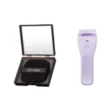 3D Cute Claw Eyelash Curler (White Rattan Purple)+Blotting Paper 100 Pcs