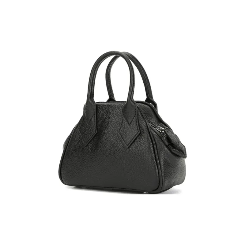 Vivienne Westwood PU Shoulder Bag Crossbody Bag Handbag Small Size Women's Black-2