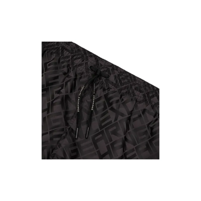 ARMANI EXCHANGEAE SS25 Beach Shorts Men's Black-1