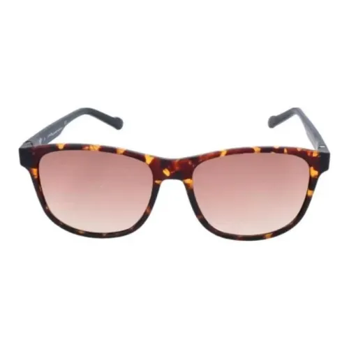 Adidas Acetate Irregular Shape Sunglasses Men's Tortoiseshell