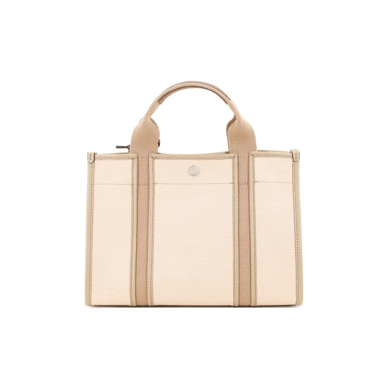 TORY BURCH Canvas Tote Bag Shopping Bag Canvas Bag Handbag Shoulder Bag Crossbody Bag Small Size Women's Soft Pink-2