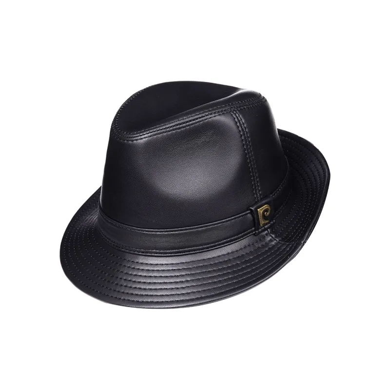PIERRE CARDIN Cow Leather Top Hats Men's-5