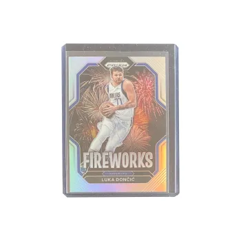 PANINI 2022 23 Mavericks Luka Doncic Silver Fold PRIZM Sports Cards 1 Pc