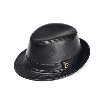 PIERRE CARDIN Cow Leather Top Hats Men's