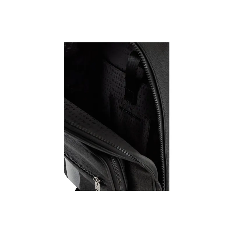 ARMANI EXCHANGEAE Polyester Backpack Men's Black-4