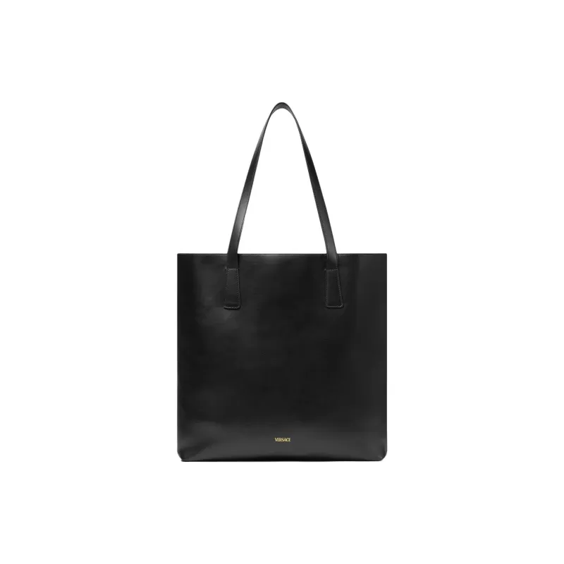FANSIZHE La Medusa Calfskin Tote Bag, Shopping Bag, Handbag, Shoulder Bag Unisex Black-2