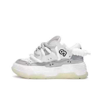 CN Skate Skateboard Shoes Unisex Low Top Gray