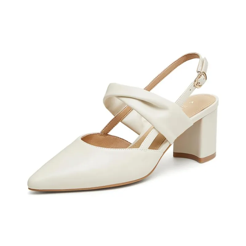 BASTO Chunky Heel High Heels 6.5cm Women's-9
