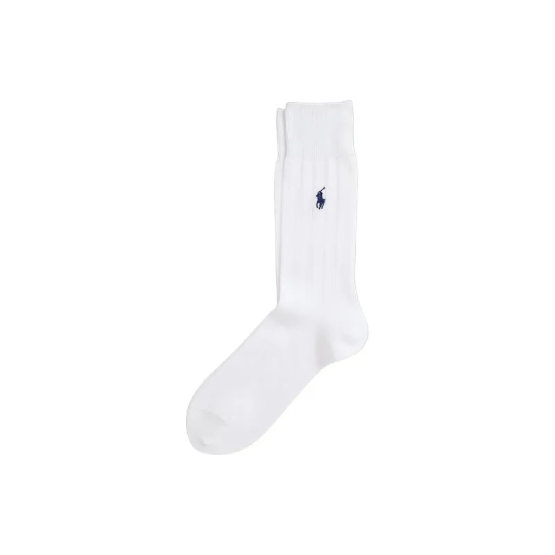 Polo Ralph Lauren Knee-High Socks Men's 1 Pack White-0
