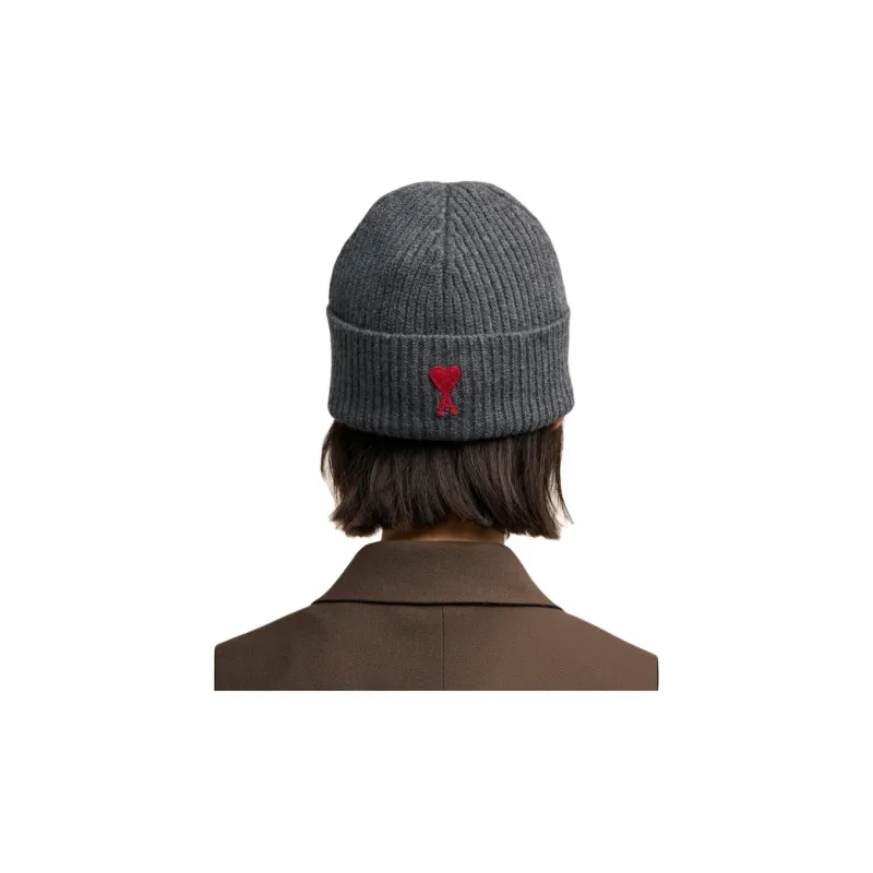 AMIPARIS Wool Beanies Men's Gray-4