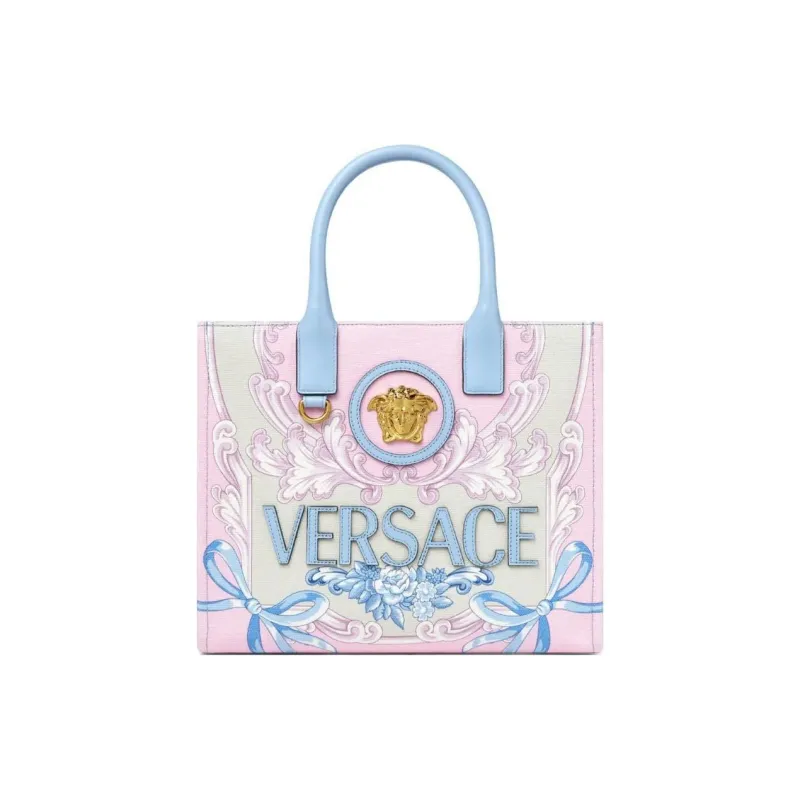 FANSIZHE Fabric Tote Bag Shopping Bag Shoulder Bag Handbag Women's Light Pink-0