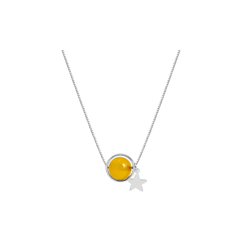 GIMK S925 Silver Necklaces Women's-17