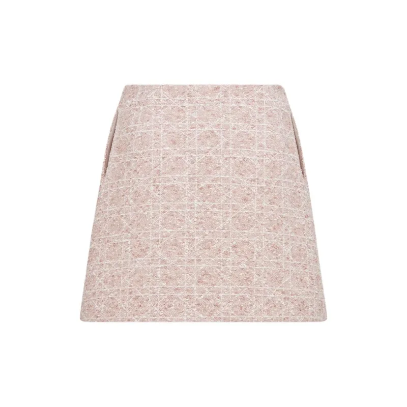 DIOR Casual Short Skirts Women's Pink-1