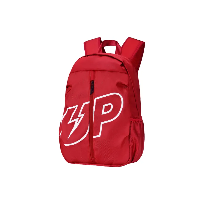 TURN UP Polyester Backpack Regular Unisex Red-1
