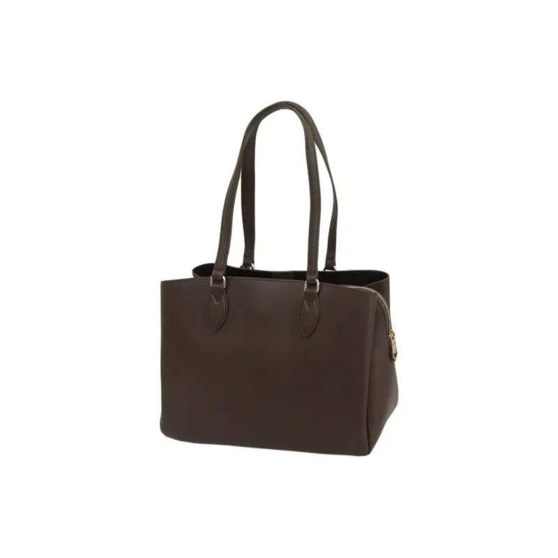 Furla Leather Tote Bag, Shopping Bag, Shoulder Bag Women's Chocolate Brown-3