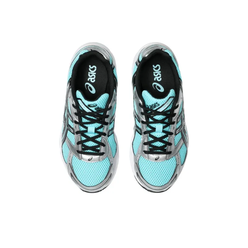 Asics Gel 1130 Slip Resistant And Breathable Low Top Casual Running Shoes Unisex Silver Green-4