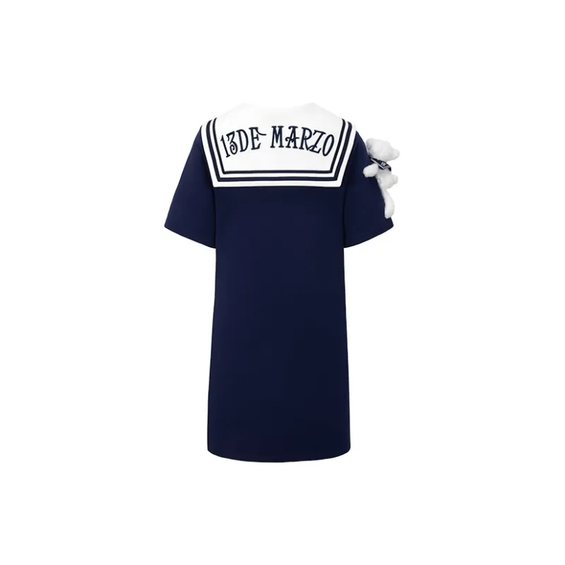 13 DEMARZO Short Sleeved Dress Women's-5