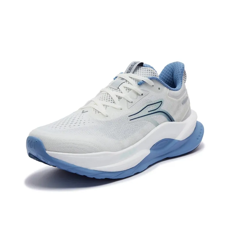 361° Fiery Red 5 Cushioned Slip Resistant Abrasion Resistant Low Top Casual Running Shoes Men's Antarctic Gray-1