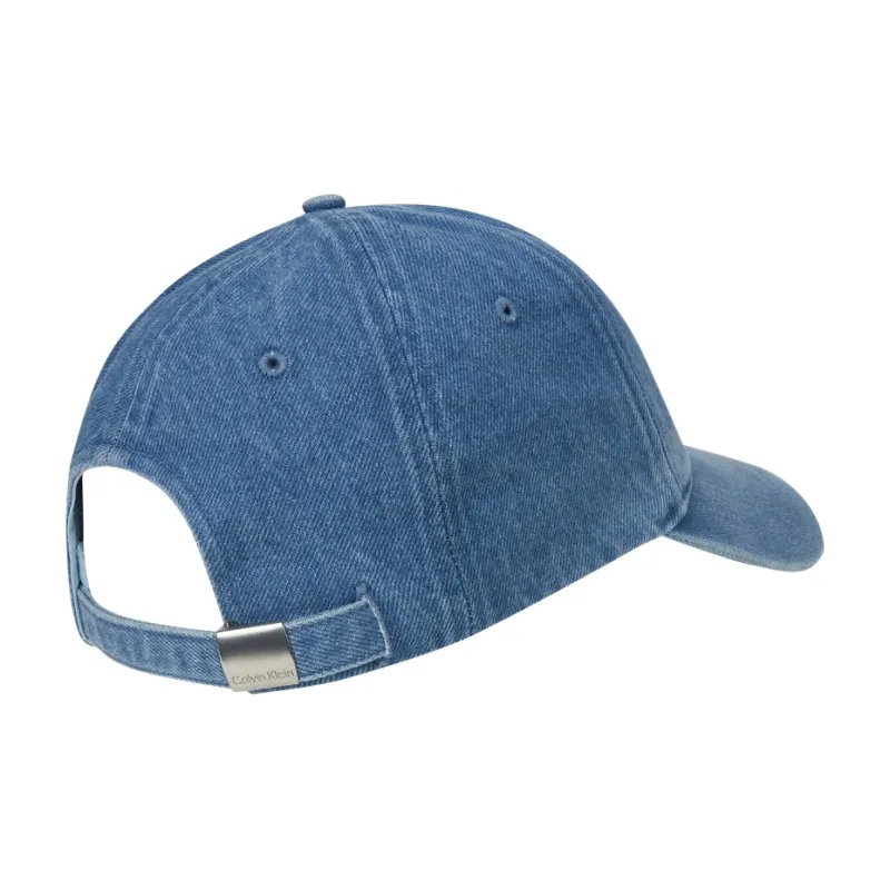 CALVIN KLEIN Cotton Baseball Caps Unisex Denim Blue-2
