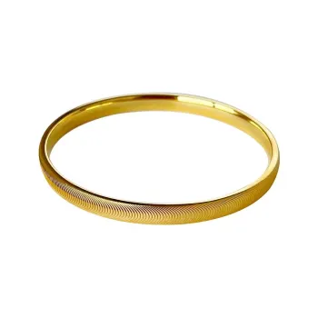 Kim Heng Hee S999 Fine Silver Closed End Bangle Women's