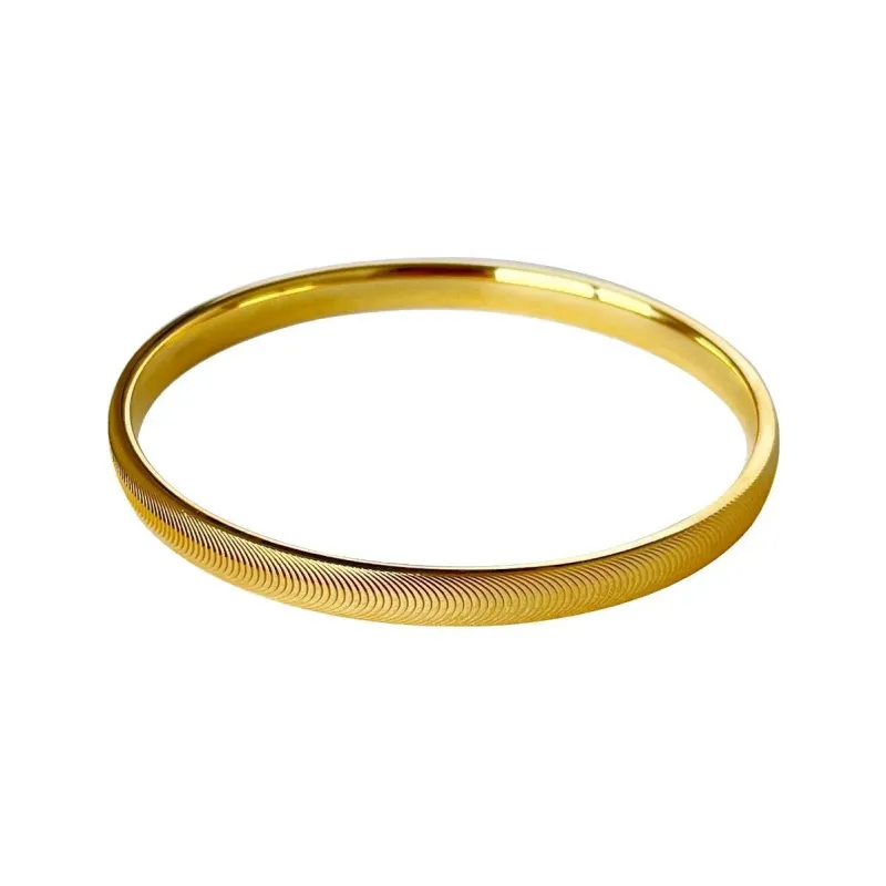 Kim Heng Hee S999 Fine Silver Closed End Bangle Women's-0