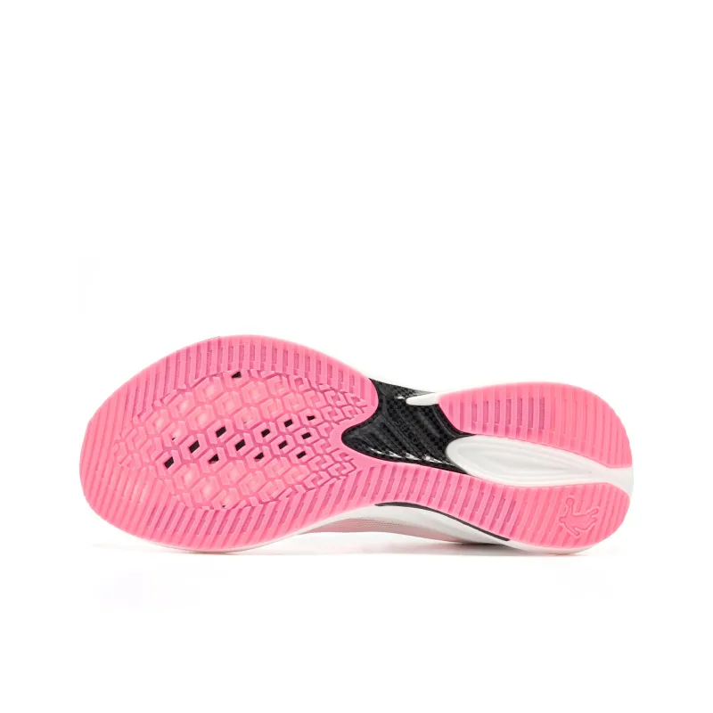 QIAODAN Cushioned Slip-Resistant Abrasion-Resistant Low-Top Casual Running Shoes Men's White Pink-4