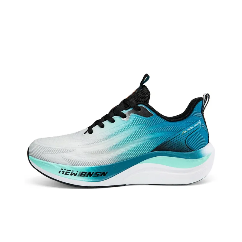ANDEZHANMUSI Cushioning, Slip Resistant, And Abrasion Resistant Low Top Casual Running Shoes Men's-0
