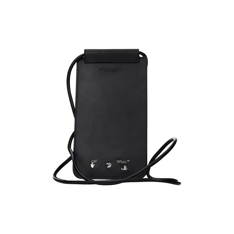 OFF-WHITE Artificial Leather Crossbody Bag Men's Black-4