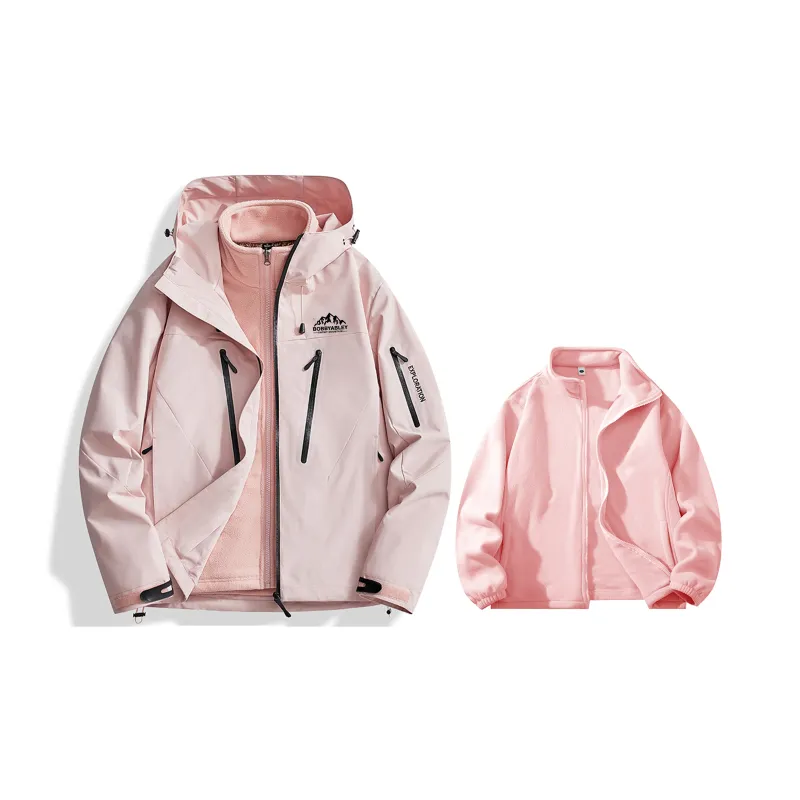 BOBBY ABLEY Water-Resistant Windproof Wear-Resistant Windbreaker Jacket Unisex Dragon Scales Yellow-31