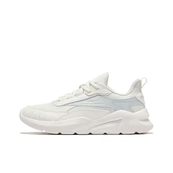 Erke Sound In Unison Cushioning Wear Resistant Low Top Casual Shoes Women's Microcrystal White Mist Gray