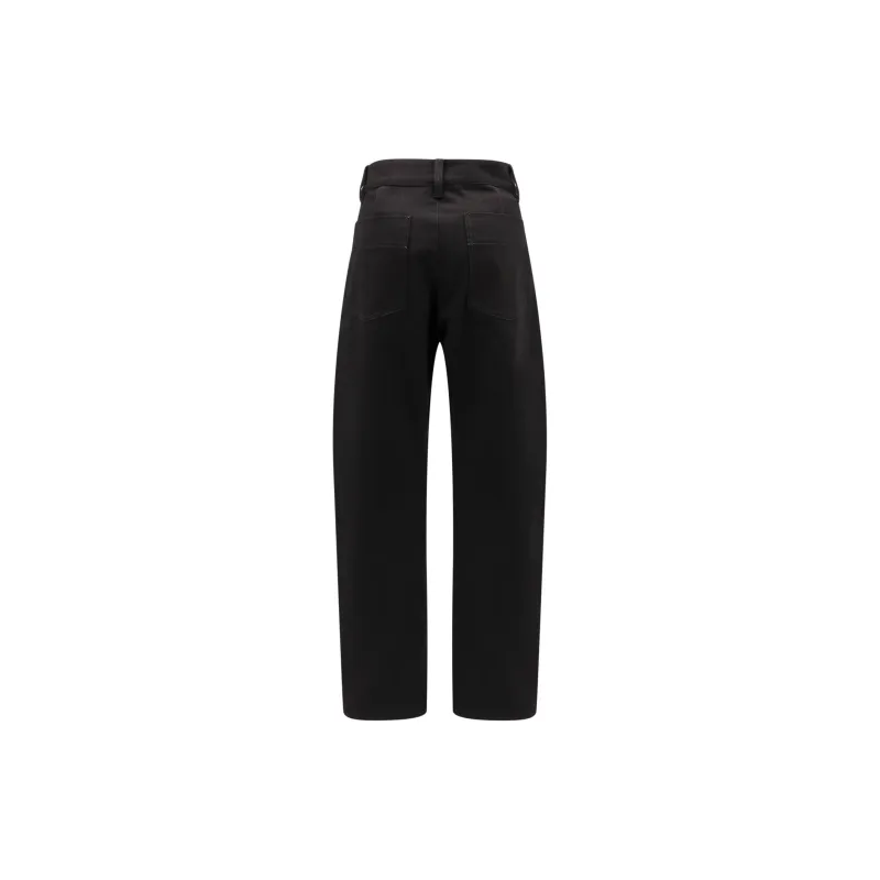 Lemaire 5 Pocket Twisted Pants 'Jet Black'-1