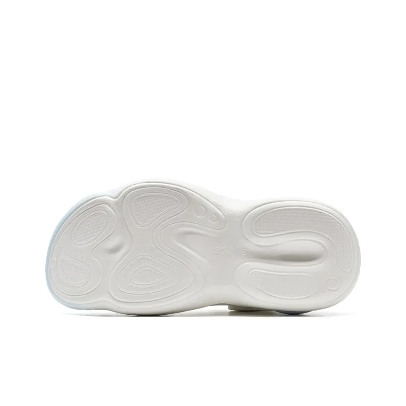 XTEP Succulent Collection Clogs Women's White Blue-5