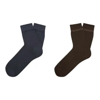 Zegna SS25 Mid Calf Socks Men's 2 Pack