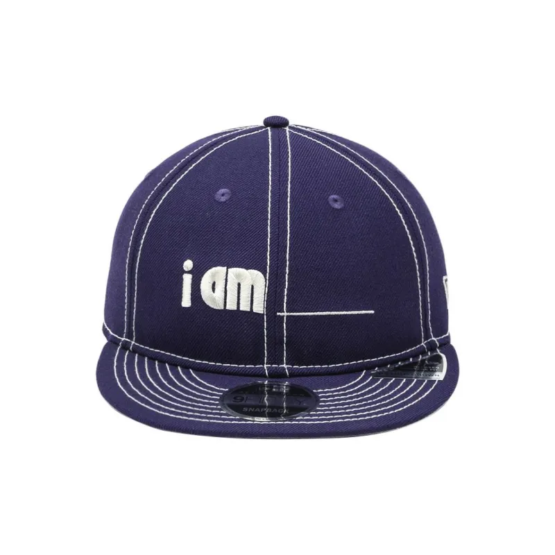 New Era Wool, Polyurethane Baseball Caps Unisex Purple-1