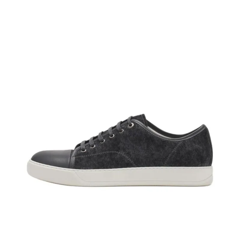 Lanvin DBB1 Low Top Skateboard Shoes Men's Blue-0